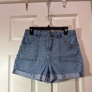 Altar'd State Light Blue Jean Shorts